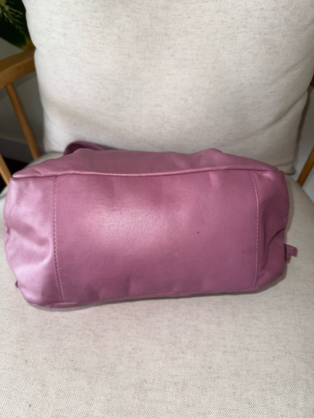Coach Parker VTG Barbie Pink Shoulder Y2K Leather Shoulder HandBag Purse #13442 - Picture 6 of 17